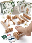 Wooden Therapy Massage Tools 6 Pieces - Rollers For Body Sculpting Ly. Fixed Price $59.99.