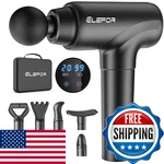 Elefor Deep Tissue Percussion Massage Gun Pain Relief - 8 Heads, 20 Speeds. Fixed Price $46.08.