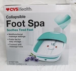 Cvs Health Collapsible Foot Spa Folds Flat Massage Setting New Box. Fixed Price $29.99.