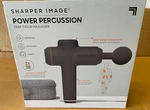 Sharper Image Power Percussion Deep Tissue Massager, 6 Speeds,quit-drive 1014747. Fixed Price $63.00.