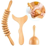 3 Pcs Wood Therapy Massage Tools - Professional Maderoterapia Kit F... Fast Ship. Fixed Price $30.99.