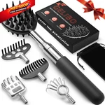 Gelibo Telescoping Large Back Scratcher With 5 Detachable Regular, Black. Fixed Price $15.32.