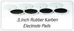 Rubber Electrode Round Pads 3 Inch Light Grey Use For Micro Current Tens & Ems. Fixed Price $68.99.