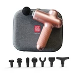 HI5 Sportster Vibration Massage Gun 7 Head Attachment Rose Gold Color New In Box. Fixed Price $22.81.