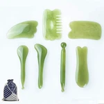 7 Pieces Scraping Massage Tool,natural Resin Green. Fixed Price $21.43.