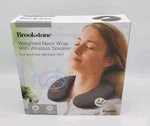 Brookstone Weighted Neck Wrap With Wireless Speaker Eucalyptus Infused Salt. Fixed Price $15.97.