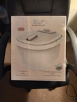 Slf Deluxe Heated Portable Bubble Bath Foot Massager W/built-in Roller Bars New. Fixed Price $29.99.