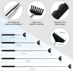 3 Pack Different Back Scratcher Metal Portable Telescoping With Rubber Handle.... Fixed Price $13.34.