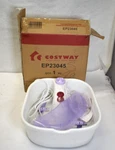 Costway EP23045 Heating & Bubbles Foot Spa Massage Rollers Purple. Fixed Price $18.45.
