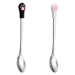 Tweruna 2 Pcs Stainless Steel Dog Cat Food Scoop, Metal Pet White, Black. Fixed Price $12.69.