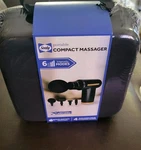 Sealy Handheld Deep Tissue Mini Massage Gun With Four Heads Six Speeds JZ13. Fixed Price $21.00.