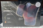 Homedics Weighted Heated Vibrating Massage Wrap Black Gray Neck Shoulder Back. Fixed Price $19.99.