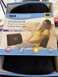 M7- Spa Lumbar Massager Relaxation Therapy 2 Aa Req Vibration Black. Fixed Price $17.00.