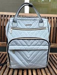 Baby Blue Backpack 17" Laptop Waterproof Usb Port Rfid Pockets Travel Diaper Bag. Fixed Price $27.82.