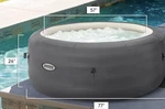 Intex Simple Spa 2-4 Person Inflatable Hot Replacement 77"X26" (tub Only). Fixed Price $214.02.