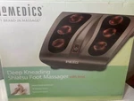 Homedics FMS-270H Deep Kneading Shiatsu Foot Massager Tested. Fixed Price $50.00.