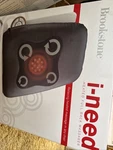 Brookstone I-need Heated Shiatsu Full Back Massager. Fixed Price $55.00.