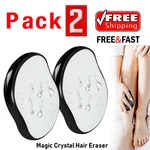 Painless Physical Hair Removal Epilators Crystal Eraser Tool For Body Unisex 2PC. Fixed Price $13.99.