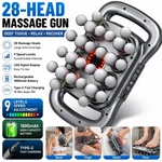 28-HEAD Deep Tissue Gun 9-SPEED Electric Body Massager Rechargeable. Fixed Price $69.59.