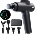 Black Pro Deep Tissue Gun For Athletes - Percussion Massager Pain Re. Fixed Price $418.19.