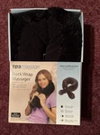 Spa Black Neck Wrap Massager With Comfort Plush Fabric. Fixed Price $7.00.