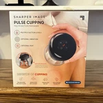 Sharper Image Pulse Cupping Massager, Suction Levels, Vibration, 2 Cups. Fixed Price $50.00.