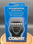 New Conair Hair Dryer Straightening Attachment Original Box Model SP5. Fixed Price $14.99.