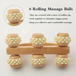 1 Pcs Wooden Roller Tool, Manual Massager, Back. Fixed Price $13.29.