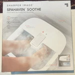 New Sharper Image-spahaven Soothe/ Foot Bath With Heated Massage/ Pumice Stone. Fixed Price $69.99.