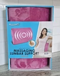 Nwt, Health Touch, Pink Memory Foam Massaging Lumbar Support Vibration Pillow. Fixed Price $29.99.