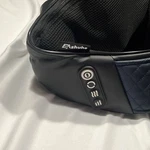 Eashuhe Heated Leather Neck & Shoulder Massager Black Blue Corded Electric. Fixed Price $50.00.
