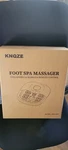 Knqze Collapsible Foot Spa Massager MZD-02F Fast Heat Remote Control, Orig Box. Fixed Price $49.99.