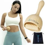 Cozlow Wood Therapy Cup W/roller, Maderoterapia Massager For Body Scu.... Fixed Price $15.64.