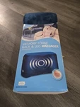 Health Touch Memory Foam Back And Leg Massager Vibration. Fixed Price $12.00.