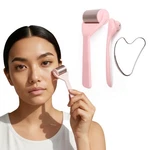 Ice Roller For Face&eyes With Gua Sha Facial Tool, 3-PCS Stainless Steel Faci.... Fixed Price $23.84.