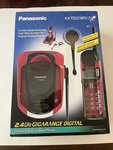 Nos Panasonic KX-TG2216RV Red Cordless Phone Digital New In Box. Fixed Price $80.00.