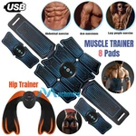 Ems Muscle Stimulator Toner Abs Abdominal Hip Trainer Body Fitness Massager Usb. Fixed Price $12.63.