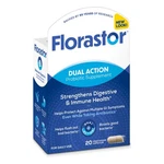 Florastor Dual Action Probiotic Supplement Vegetarian Capsules Exp 01/2028. Fixed Price $19.99.