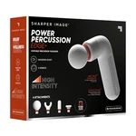 Sharper Image Power Percussion Edge+ Massager W/ Carrying Pouch, High Intensity. Fixed Price $26.95.