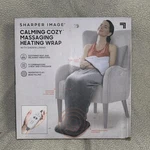 Sharper Image Calming Cozy Back Heating Pad - Gray. Fixed Price $25.00.