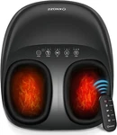 Foot Massager Machine With Heat, Shiatsu Deep Kneading Remote. Fixed Price $75.00.