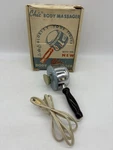 Vintage Chic Electric Body Massager Vibrator Cat.# 495M +original Box - Works. Fixed Price $37.99.