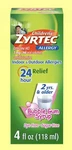 Children Zyrtec 24-HR Allergy Relief Bubble Gum Syrup 4OZ Cetirizine Hcl. Fixed Price $14.40.
