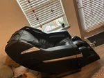 Brookstone Massage Chair Heat + Bluetooth Speakers Works Slightly Used. Fixed Price $2800.00.