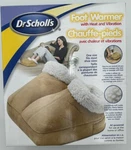 Dr. Scholl's Foot Warmer W/heat & Vibration Fleece Lined Slipper New Open Box. Fixed Price $21.68.