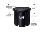 Life Authentics LA-CLDPL01-BK Ice Bath Cold Plunge Black. Fixed Price $42.17.