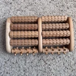Theraflow Wooden Dual Foot Reflexology Massager Pain Plantar Fasciitis.. Fixed Price $12.80.