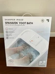Bnib Sharper Image Spa Haven Foot Bath, Heated With Rollers And Lcd Display. Fixed Price $59.99.