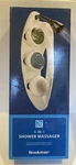 Brookstone Shower Massager 3-IN-1 Cleanse, Tone, And Exfoliate. New Box. Fixed Price $35.00.