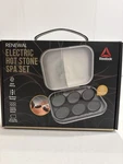 Reebok Renewal Electric Hot Spa Set With 6 Basalt Stones, Fast RK3505-ALM. Fixed Price $49.99.
